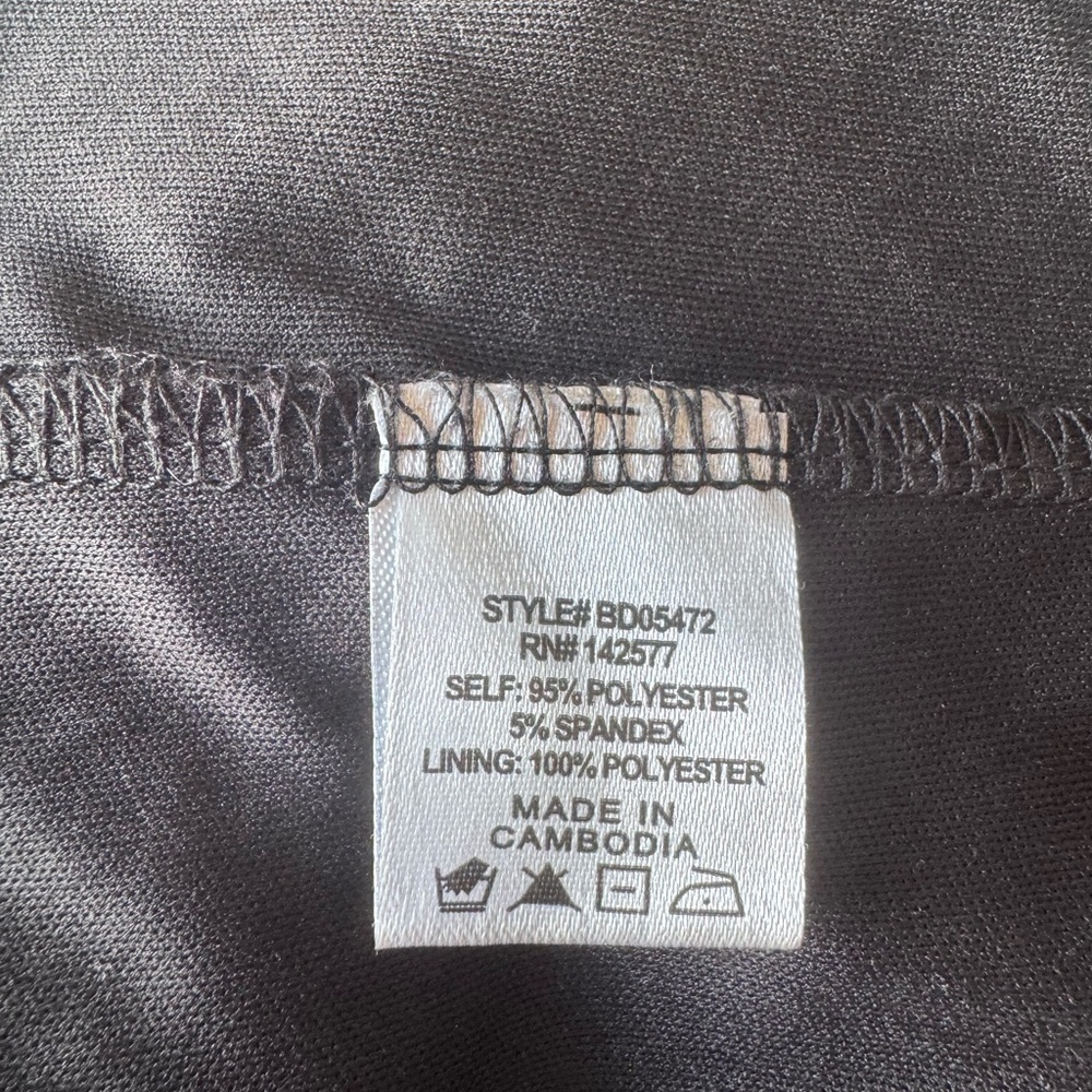 Blashe Black & Silver Halter Mini Dress BD05472 | Large Sparkly Party Cocktail - Picture 14 of 14